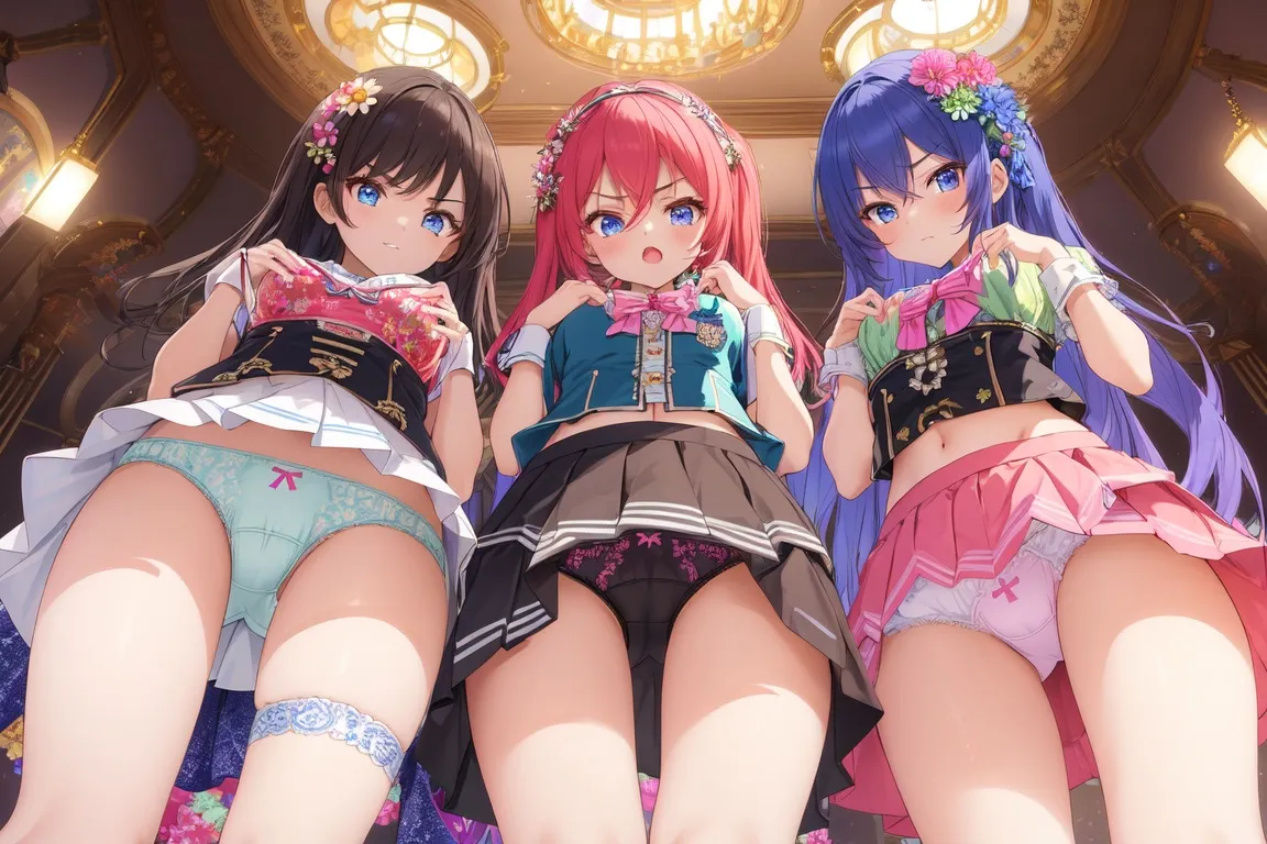 ハーレム-妹系女子-嫌な顔-パンチラ-5