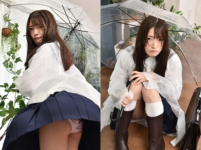 上坂めい-ラブポップ-セーラー服-パンティ