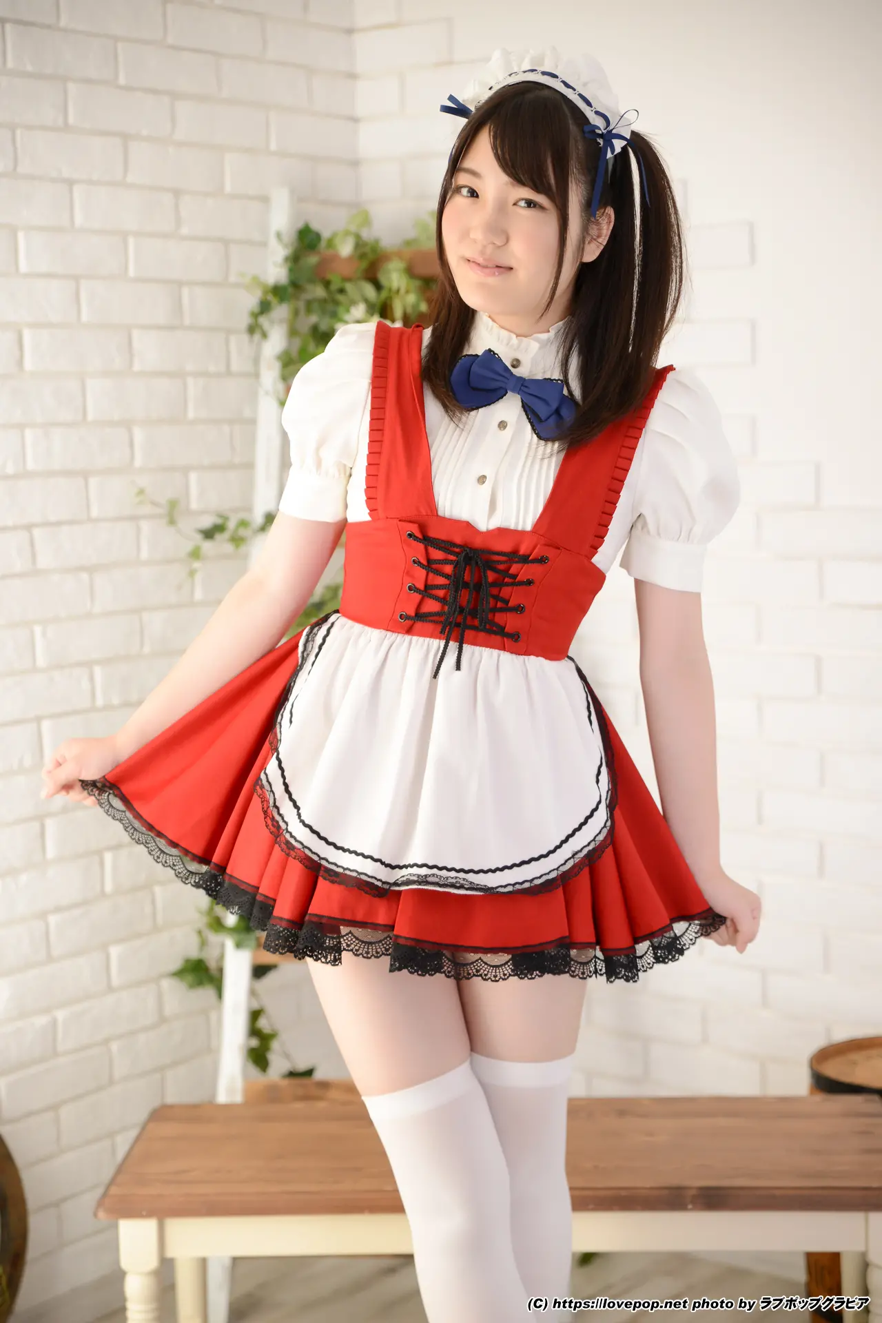 白河希美-ラブポップ-メイド-パンチラ-1